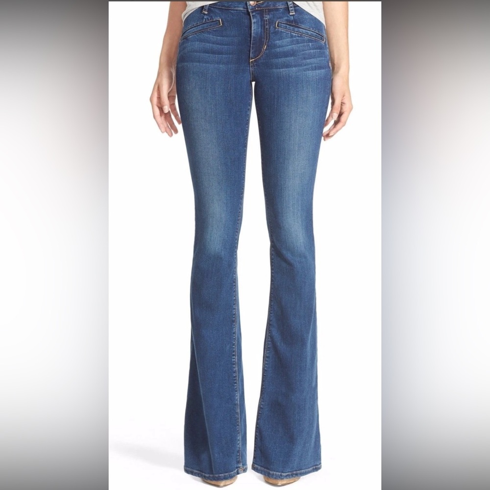 Joe's Jeans Flawless The Mustang Flare Camilla Wide Leg Jeans - Picture 3 of 13